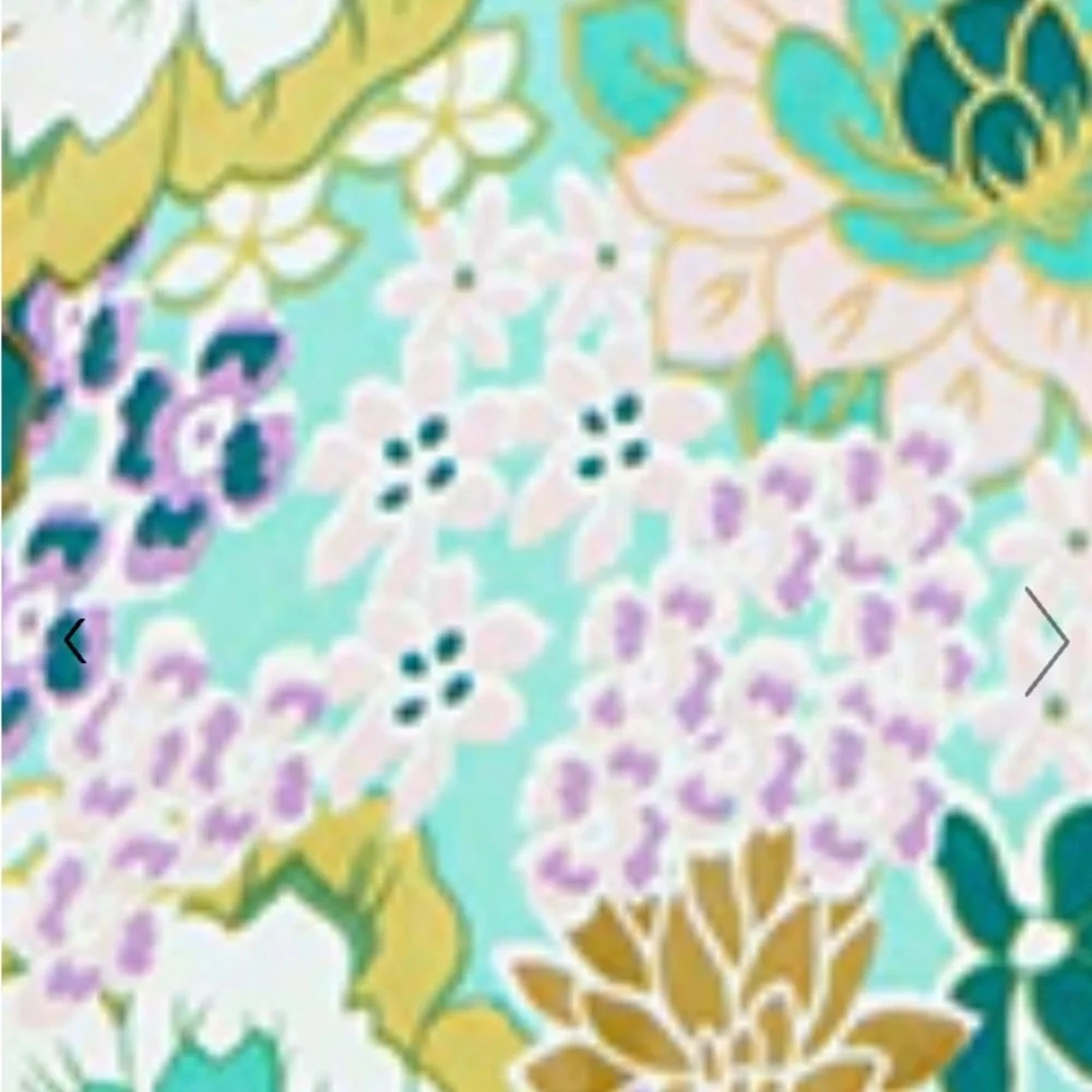 Unique Vintage NWT Mint Green & Pink Floral Wrap Kimono Style Midi Dress - Picture 6 of 6